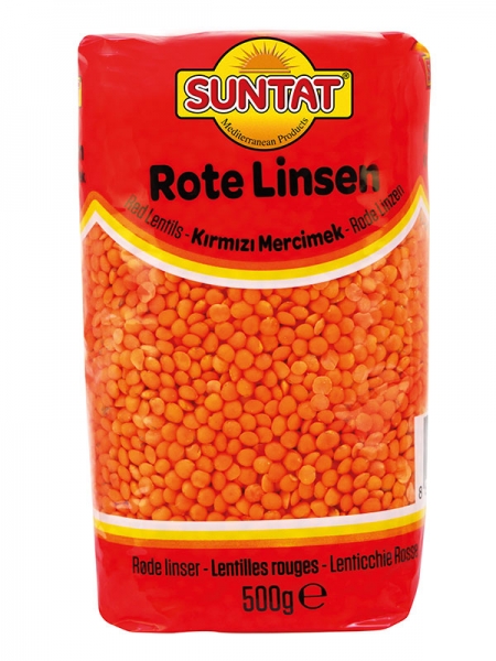 Suntat Rote Linsen 500 g - Suntat Kırmızı Mercimek